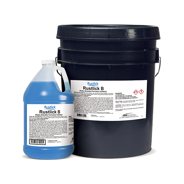 Picture of Rustlick B Short Term Clear Blue Rust Preventative - Liquid 55 Gal Drum - 73551